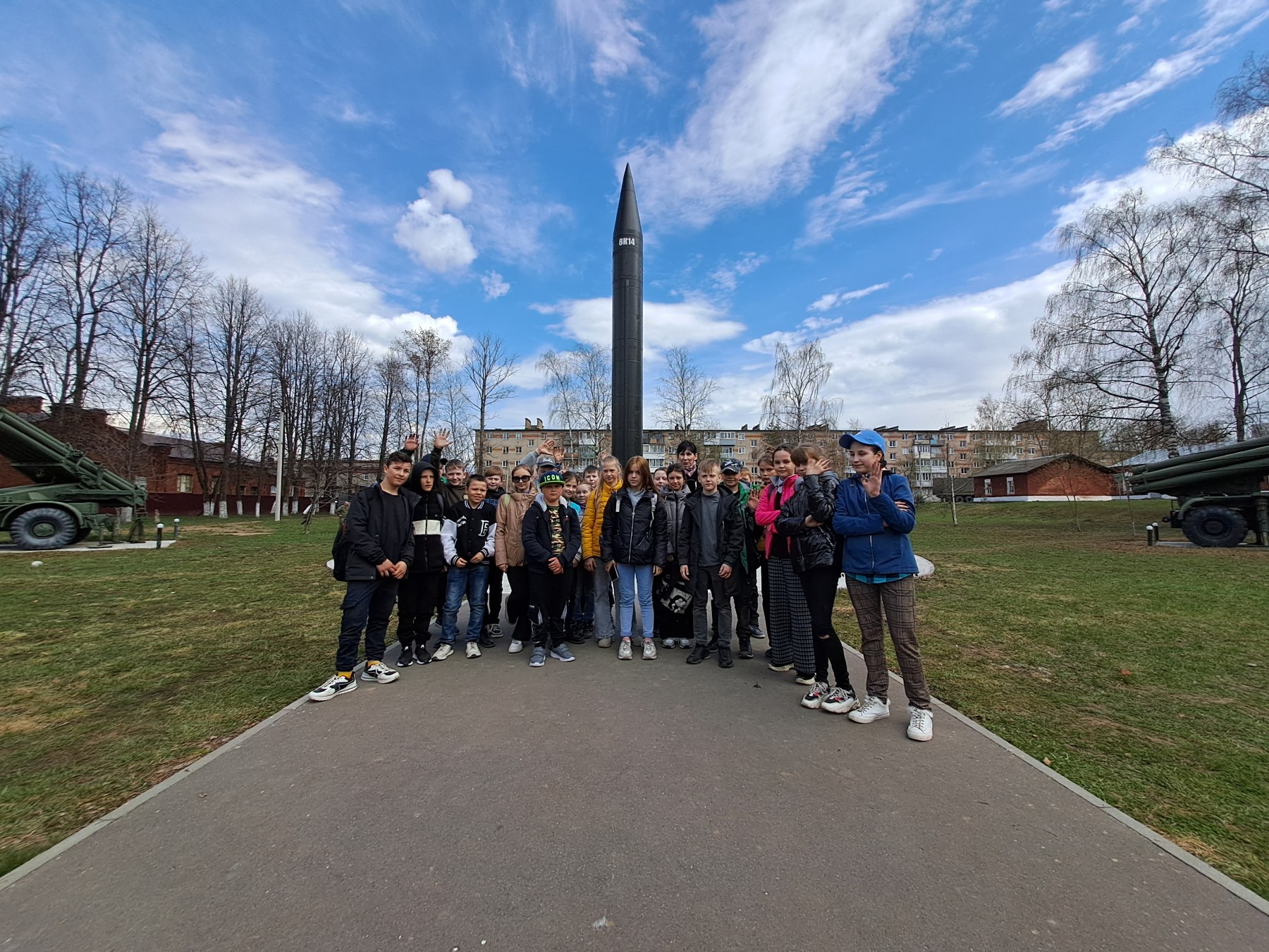 Экскурсия в парк «Патриот» 112-ой Гвардейской Новороссийской ракетной бригады.