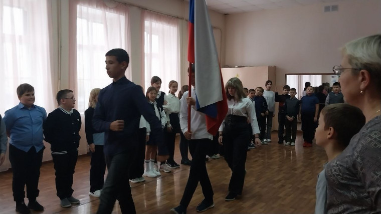 Посвящение четвероклассников в Орлята России.