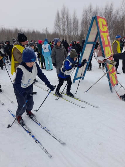 Победители лыжных гонок среди ШСК.